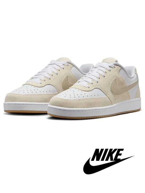 Nike Other - Nike Men's Court Vision Lo Basketball Shoe, Suede, PALE IVORY, Size 7.5